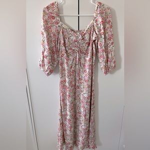 Midi floral dress